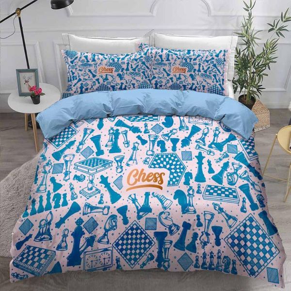 bedding sets chess board printing brief set pillowcase girls home bed linen game design cover single double full size
bedding sets chess board printing brief set pillowcase girls home bed linen game design cover single double full size