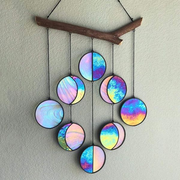 decorative objects & figurines clear and rainbow iridized moon phase hanging celestial art wall decor stained glass vc
decorative objects & figurines clear and rainbow iridized moon phase hanging celestial art wall decor stained glass vc