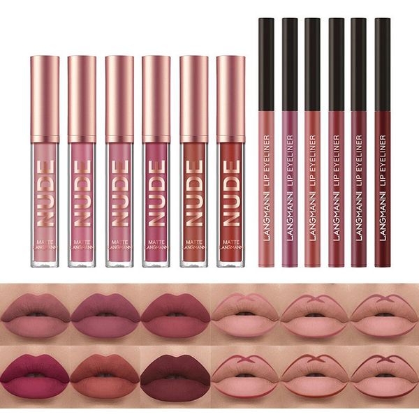 lip pencils 6+6 12pcs liner lipgloss set velvet matte tint nude waterproof long lasting pencil smooth women beauty cosmetic
lip pencils 6+6 12pcs liner lipgloss set velvet matte tint nude waterproof long lasting pencil smooth women beauty cosmetic