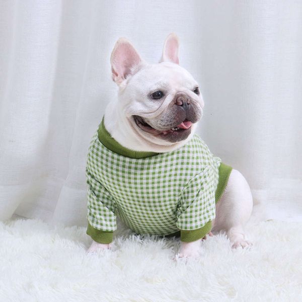 fadou autumn and winter sweater fat short body bulldog pug pet dog clothing warm elastic