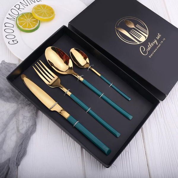 dinnerware sets stainless steel silverware dinner nordic tableware knife fork spoon 4pcs gift set
dinnerware sets stainless steel silverware dinner nordic tableware knife fork spoon 4pcs gift set