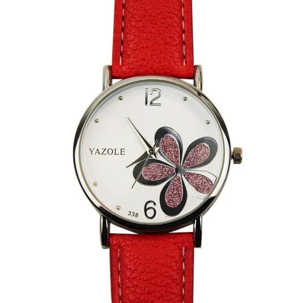 wristwatches relogio masculino chic glitter flower round dial analog faux leather band women quartz wrist watches, Slivery;brown
wristwatches relogio masculino chic glitter flower round dial analog faux leather band women quartz wrist watches, Slivery;brown