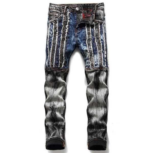 denim designer jeans for men's size 28-38 autumn spring hip hop punk streetwear 211111, Blue
denim designer jeans for men's size 28-38 autumn spring hip hop punk streetwear 211111, Blue