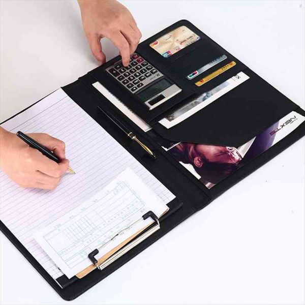 customized pu leather notepad a4 file organizer portfolio folder with calculator business document bag card holder padfolio, Red;black
customized pu leather notepad a4 file organizer portfolio folder with calculator business document bag card holder padfolio, Red;black