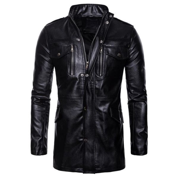 men's fur & faux men leather jacket autumn mens casual motorcycle pu windbreaker coat multi-pocket outerwear male 5xl, Black
men's fur & faux men leather jacket autumn mens casual motorcycle pu windbreaker coat multi-pocket outerwear male 5xl, Black