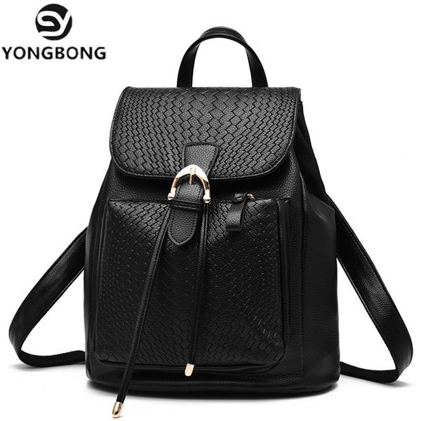 yongbong knitting fashion women backpack pu leather backpacks for teenage girls female school shoulder bag bagpack mochila 210303
yongbong knitting fashion women backpack pu leather backpacks for teenage girls female school shoulder bag bagpack mochila 210303