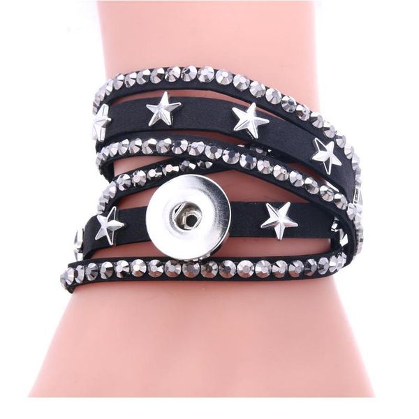 new star snap button jewelry leather 18mm snap button bracelet punk multilayer leather bracelet armband snaps jewe jlltzv, Golden;silver
new star snap button jewelry leather 18mm snap button bracelet punk multilayer leather bracelet armband snaps jewe jlltzv, Golden;silver
