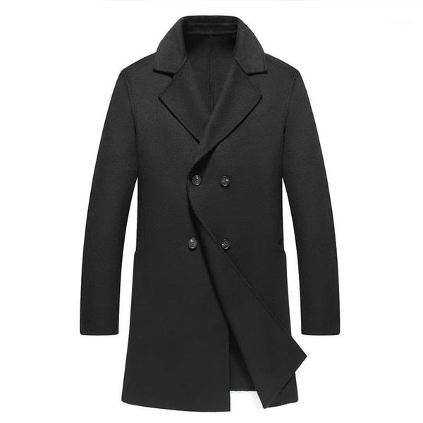 man spring autumn coat fashion turn-down collar wool men pea coat double breasted winter overcoat1, Black
man spring autumn coat fashion turn-down collar wool men pea coat double breasted winter overcoat1, Black