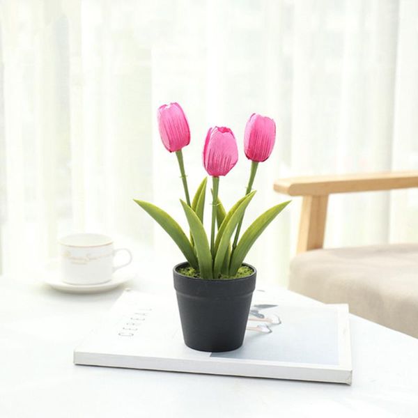 decorative flowers & wreaths artificial plant potted bonsai multi-color fake flower tulip ornaments for home decor office wedding party foam
decorative flowers & wreaths artificial plant potted bonsai multi-color fake flower tulip ornaments for home decor office wedding party foam