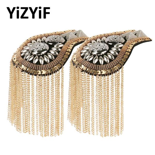 pins, brooches shoulder board badge epaulet metal tassel vintage chain costume party suit accessories men and women, Gray
pins, brooches shoulder board badge epaulet metal tassel vintage chain costume party suit accessories men and women, Gray