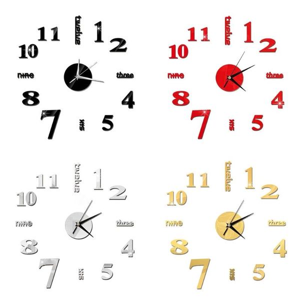 wall clocks 3d clock mirror stickers creative diy removable art decal sticker home decor living room quartz needle
wall clocks 3d clock mirror stickers creative diy removable art decal sticker home decor living room quartz needle