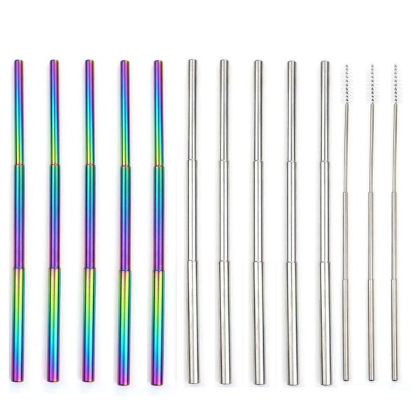drinking straws 50set travel outdoor household metal straw with brush foldable collapsible reusable case
drinking straws 50set travel outdoor household metal straw with brush foldable collapsible reusable case