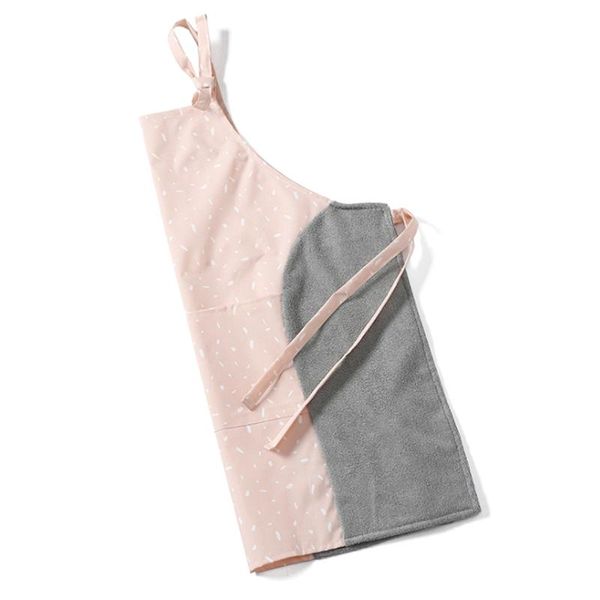women's apron kitchen cooking and dishwashing oil-proof large pocket housework apron
women's apron kitchen cooking and dishwashing oil-proof large pocket housework apron