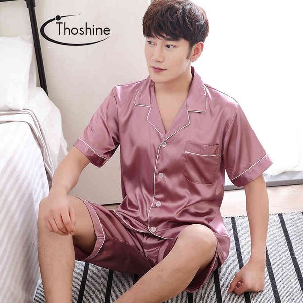 men's sleepwear brand summer style men china satin pajamas sets patchwork turn-down collar button male elastic waist pijama kc2i, Black;brown
men's sleepwear brand summer style men china satin pajamas sets patchwork turn-down collar button male elastic waist pijama kc2i, Black;brown