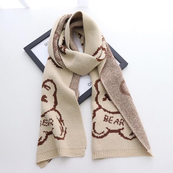 scarves scarf female winter solid color bear printing knitting student autumn and warm soft collar all-match d298, Blue;gray
scarves scarf female winter solid color bear printing knitting student autumn and warm soft collar all-match d298, Blue;gray
