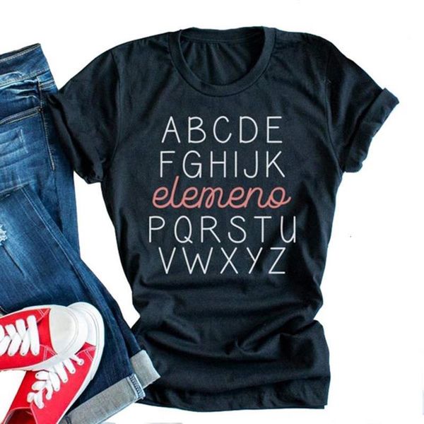 abcdefghijk element pqrstuvwxyz womens funny teacher letter printed t-shirt casual summer graphic tee 100% cotton t shirt, White
abcdefghijk element pqrstuvwxyz womens funny teacher letter printed t-shirt casual summer graphic tee 100% cotton t shirt, White