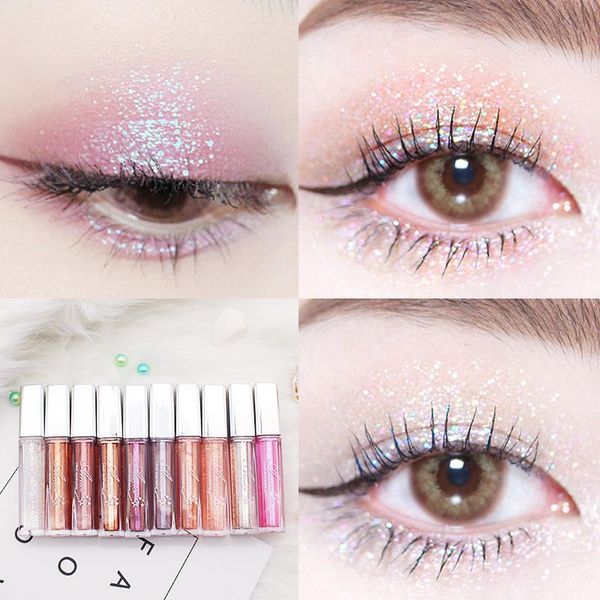 eye shadow beauty glazed liquid eyeshadow long lasting waterproof glitter highlighter pigment charming shiny portable make-up for women
eye shadow beauty glazed liquid eyeshadow long lasting waterproof glitter highlighter pigment charming shiny portable make-up for women