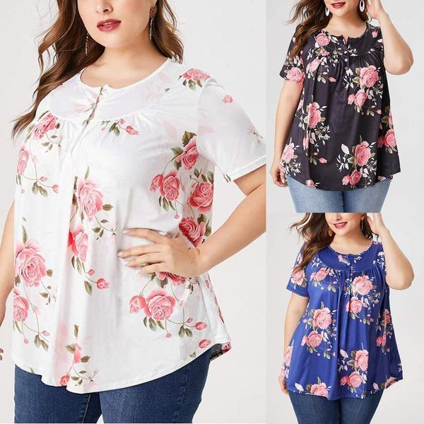 women's blouses & shirts 2021 fashion women plus size blouse casual cotton linen printing short sleeves o-neck shirt summer ropa mujer, White
women's blouses & shirts 2021 fashion women plus size blouse casual cotton linen printing short sleeves o-neck shirt summer ropa mujer, White
