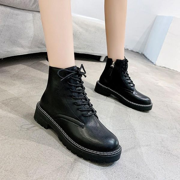 boots 2021 winter shoes women lace up platform motorcyle zip booties sewing ankle ladies botines mujer 8183c, Black
boots 2021 winter shoes women lace up platform motorcyle zip booties sewing ankle ladies botines mujer 8183c, Black
