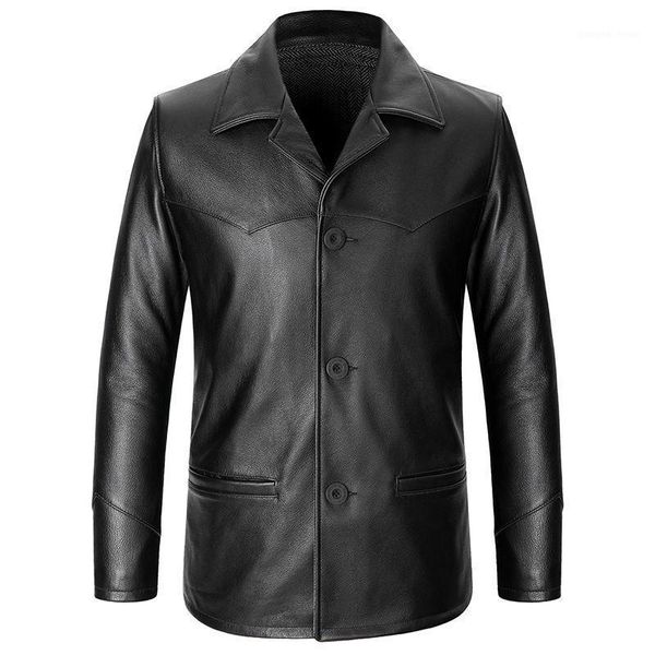 men's leather & faux 2021 autumn winter men medium parka real fur coat male genuine cow solid jacket business plus size outwear d113, Black
men's leather & faux 2021 autumn winter men medium parka real fur coat male genuine cow solid jacket business plus size outwear d113, Black
