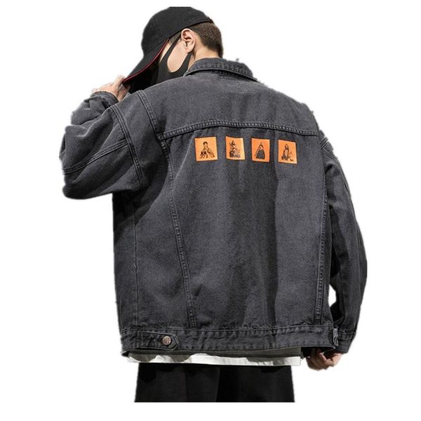 men's jackets 2021 cotton denim jacket men casual solid color lapel single breasted jeans autumn slim fit quality mens, Black;brown
men's jackets 2021 cotton denim jacket men casual solid color lapel single breasted jeans autumn slim fit quality mens, Black;brown