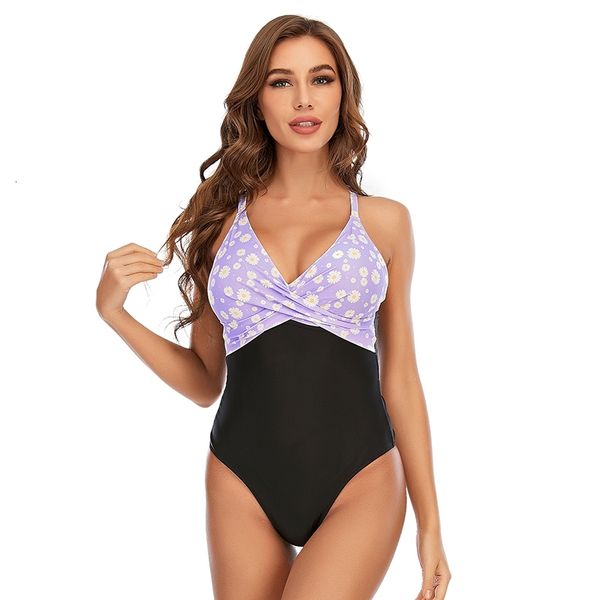 women's swimwear print floral swimsuit women v-neck monokini backless brazilian bodysuit plus size beachwear bathing sui, White;black
women's swimwear print floral swimsuit women v-neck monokini backless brazilian bodysuit plus size beachwear bathing sui, White;black