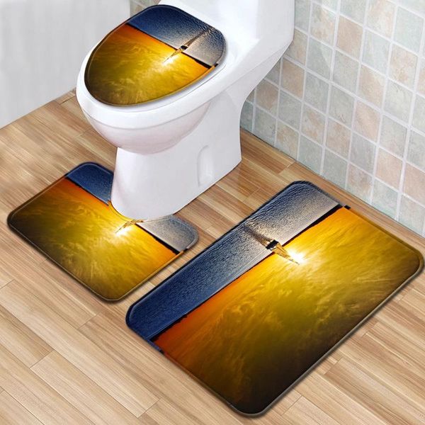 carpets flannel landscape printing mat 3pcs/set bathroom carpet toilet u type bath rugs set non slip pad
carpets flannel landscape printing mat 3pcs/set bathroom carpet toilet u type bath rugs set non slip pad