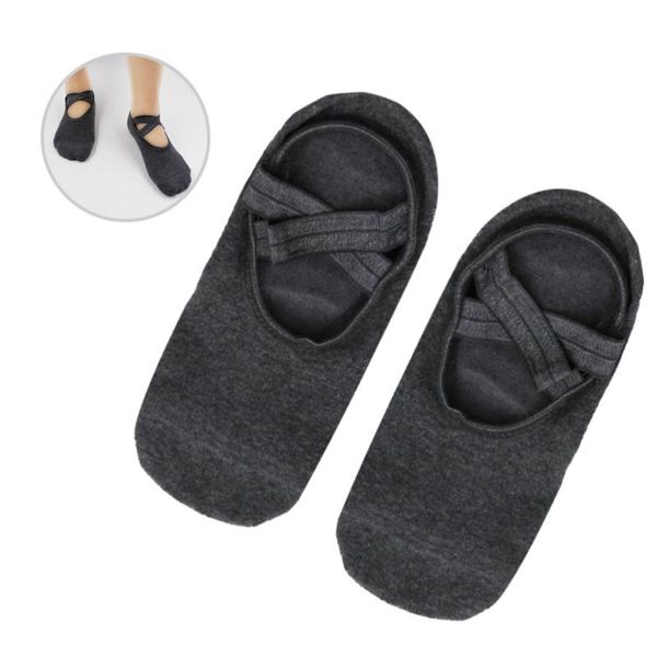 1pair yoga socks for non skid socks with grip combed cotton barre pilates cotton round head open back ballet so, Black
1pair yoga socks for non skid socks with grip combed cotton barre pilates cotton round head open back ballet so, Black