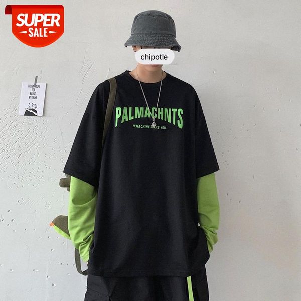 intfeday hip-hop flow color matching fake two-piece round neck sweater bf men and women dress long-sleeved t-shirt #im1j, Black
intfeday hip-hop flow color matching fake two-piece round neck sweater bf men and women dress long-sleeved t-shirt #im1j, Black
