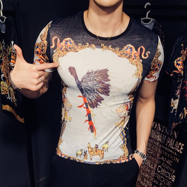 2021 luxury retro printing t silk breathable ice short sleeve streetwear casual male shirt ptp6, White
2021 luxury retro printing t silk breathable ice short sleeve streetwear casual male shirt ptp6, White