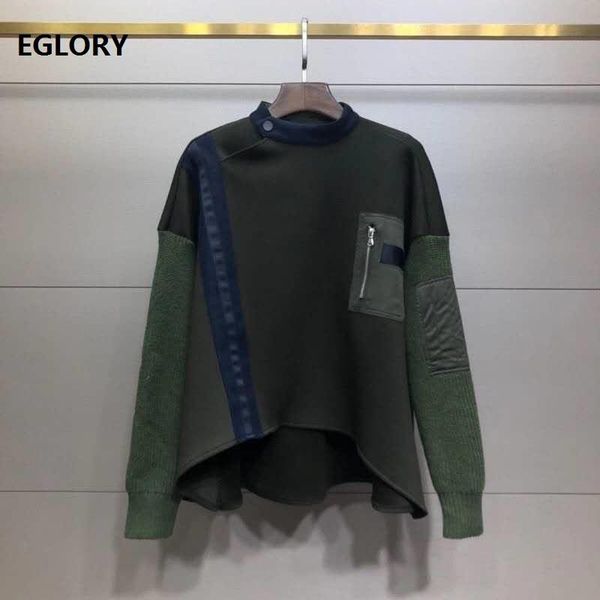 women's sweaters sweatshirts 2021 autumn winter pullovers women knittiing zipper patchwork long sleeve casual sweatshirt loose, White;black
women's sweaters sweatshirts 2021 autumn winter pullovers women knittiing zipper patchwork long sleeve casual sweatshirt loose, White;black
