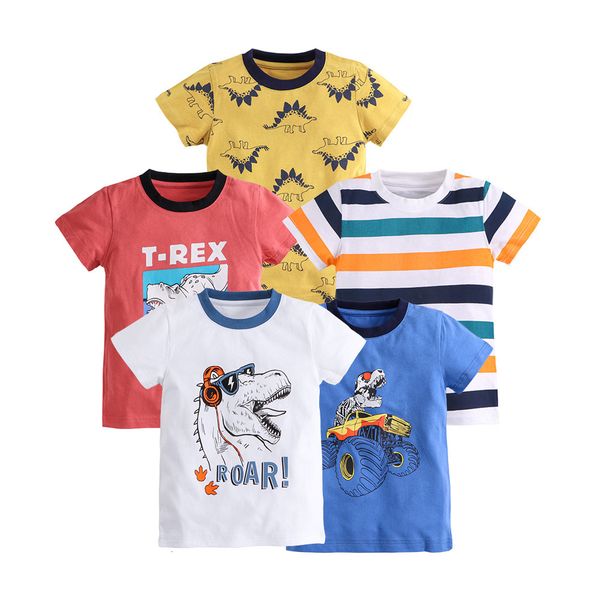 summer t-shirt boys' short new sleeve cartoon dinosaur children's crew neck, Black;white
summer t-shirt boys' short new sleeve cartoon dinosaur children's crew neck, Black;white