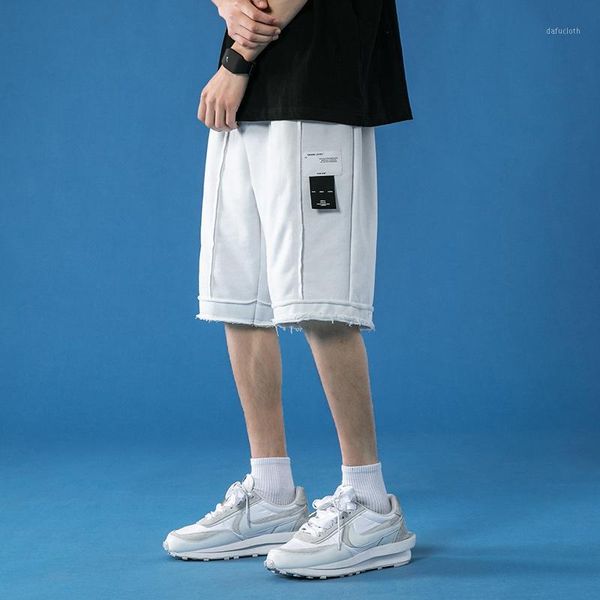 men's shorts loose straight casual versatile thin capris junior high school students' inschao pants, White;black
men's shorts loose straight casual versatile thin capris junior high school students' inschao pants, White;black