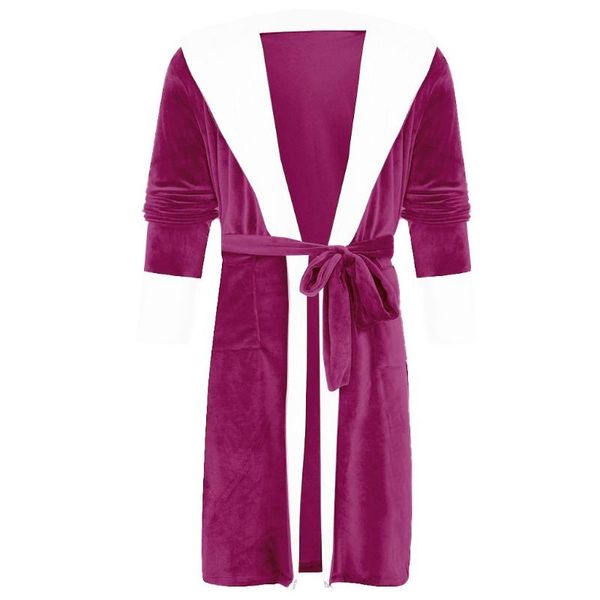 women's sleepwear women warm pajamas long sleeve robe coat plus size winter plush lengthened shawl bathrobe, Black;red
women's sleepwear women warm pajamas long sleeve robe coat plus size winter plush lengthened shawl bathrobe, Black;red