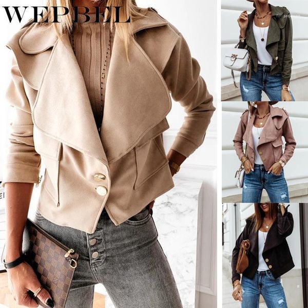 winter fashion solid color coat women's casual long sleeve single-breasted slim-fit turn-down collar pocket suede coat1, Black;brown
winter fashion solid color coat women's casual long sleeve single-breasted slim-fit turn-down collar pocket suede coat1, Black;brown