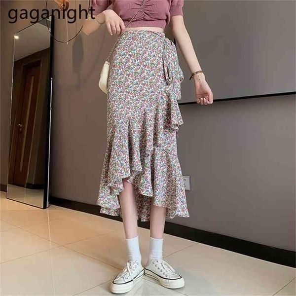 vintage floral printed chiffon skirts women lace up midi female high waist trumpet spring summer 210601, Black
vintage floral printed chiffon skirts women lace up midi female high waist trumpet spring summer 210601, Black