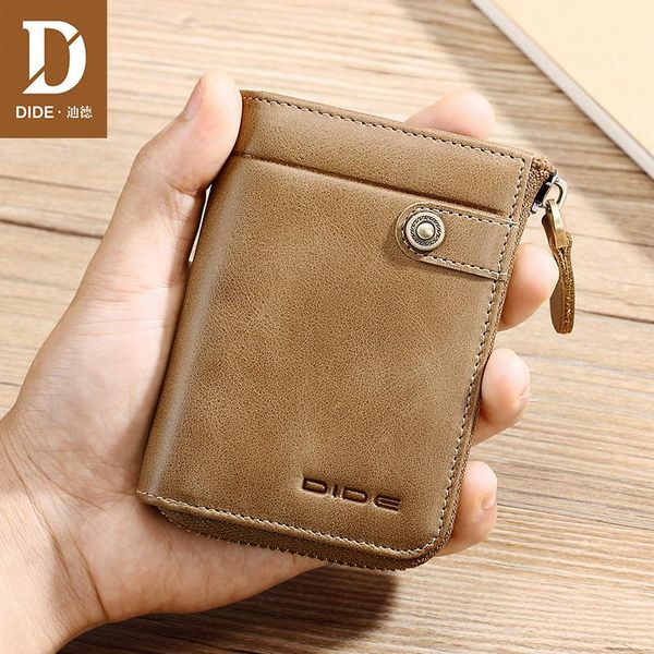 card holders dide genuine leather wallet s zipper purse men multi-functional business & id, Brown;gray
card holders dide genuine leather wallet s zipper purse men multi-functional business & id, Brown;gray