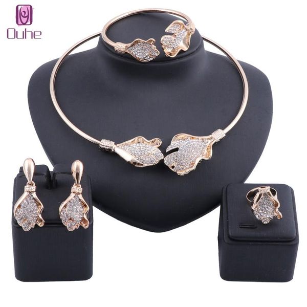 earrings & necklace nigerian bridal bead jewelry set women customer dubai gold color crystal flower earring bangle ring sets, Silver
earrings & necklace nigerian bridal bead jewelry set women customer dubai gold color crystal flower earring bangle ring sets, Silver