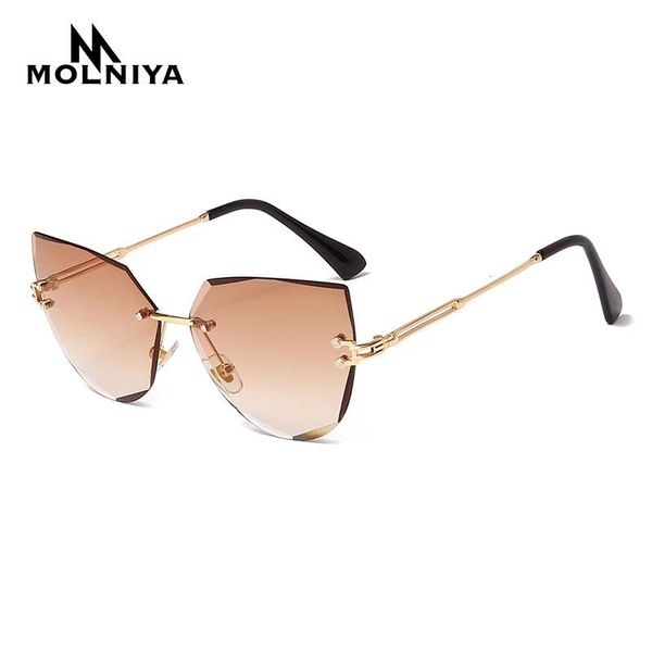sunglasses rimless cat eye design women metal sun glasses fashion lady shades uv400 eyewear oculos gafas de sol, White;black
sunglasses rimless cat eye design women metal sun glasses fashion lady shades uv400 eyewear oculos gafas de sol, White;black