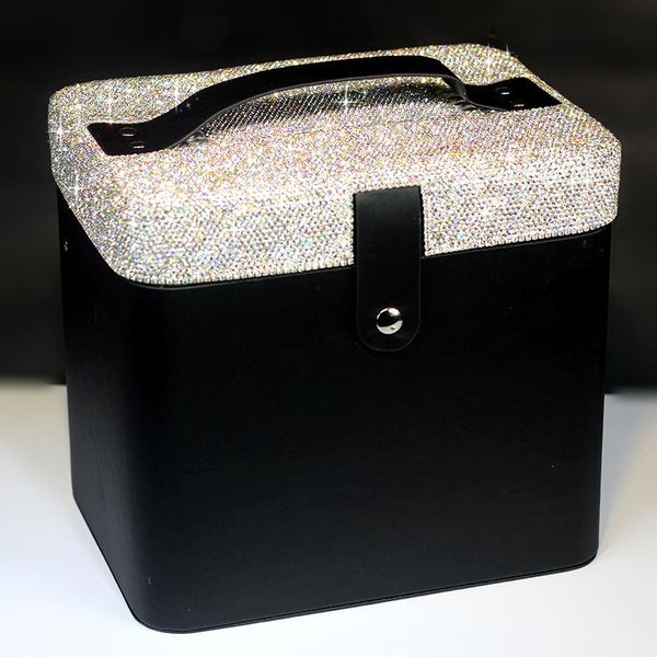 fine shiny diamonds cosmetic bag large capacity double layer multifunction portable with mirrored handle jewelry storage box
fine shiny diamonds cosmetic bag large capacity double layer multifunction portable with mirrored handle jewelry storage box