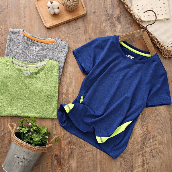 drying boys' quick sweat absorbing short sleeve t-shirt fashion summer 2020 solid casual loose round neck children's top, Blue
drying boys' quick sweat absorbing short sleeve t-shirt fashion summer 2020 solid casual loose round neck children's top, Blue