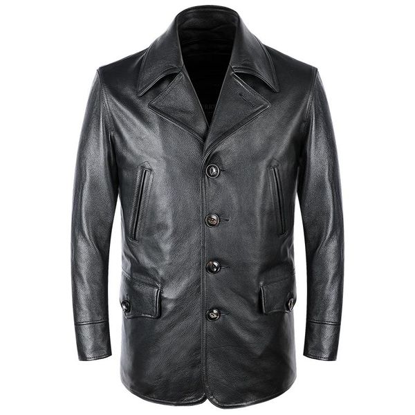 men's jackets genuine leather jacket business casual windbreaker coat men real suit winter outwear clothing cowhide, Black;brown
men's jackets genuine leather jacket business casual windbreaker coat men real suit winter outwear clothing cowhide, Black;brown