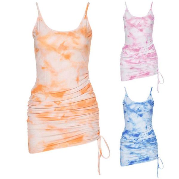 casual dresses women spaghetti strap low collar bodycon mini dress gradient tie-dye backless ribbed irregular hem ruched drawstring par, Black;gray
casual dresses women spaghetti strap low collar bodycon mini dress gradient tie-dye backless ribbed irregular hem ruched drawstring par, Black;gray