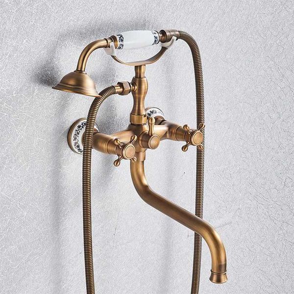 bathroom antique brass bathtub shower faucet wall mount bath shower mixer tap 30cm spout 360 rotation dual handle
bathroom antique brass bathtub shower faucet wall mount bath shower mixer tap 30cm spout 360 rotation dual handle