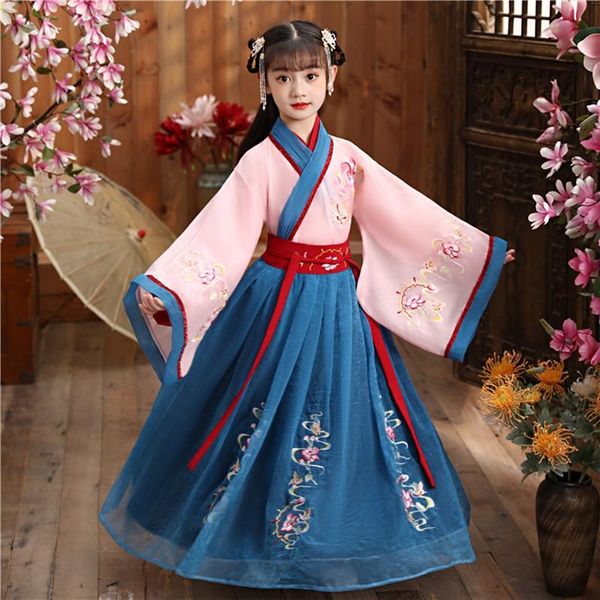 ethnic clothing pink blue patchwork hanfu embroidery chinese ancient floral girls birthday party dress kids pography, Red
ethnic clothing pink blue patchwork hanfu embroidery chinese ancient floral girls birthday party dress kids pography, Red