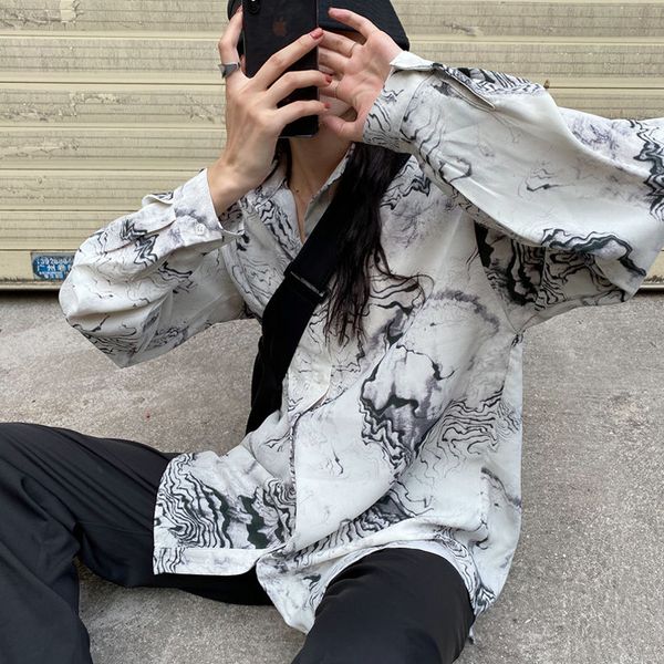 2021 new spring streetwear blouse women long sleeve button up shirt loose white print fashion street wear pewd
2021 new spring streetwear blouse women long sleeve button up shirt loose white print fashion street wear pewd