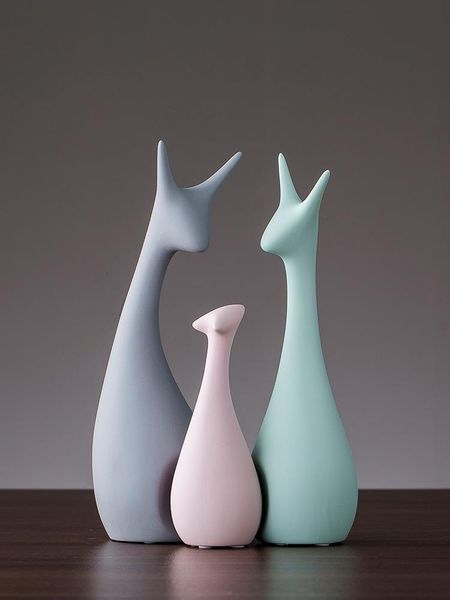 decorative objects & figurines nordic ceramic animal crafts ornaments elephant cat deer miniature cute home decoration accessories for livin
decorative objects & figurines nordic ceramic animal crafts ornaments elephant cat deer miniature cute home decoration accessories for livin