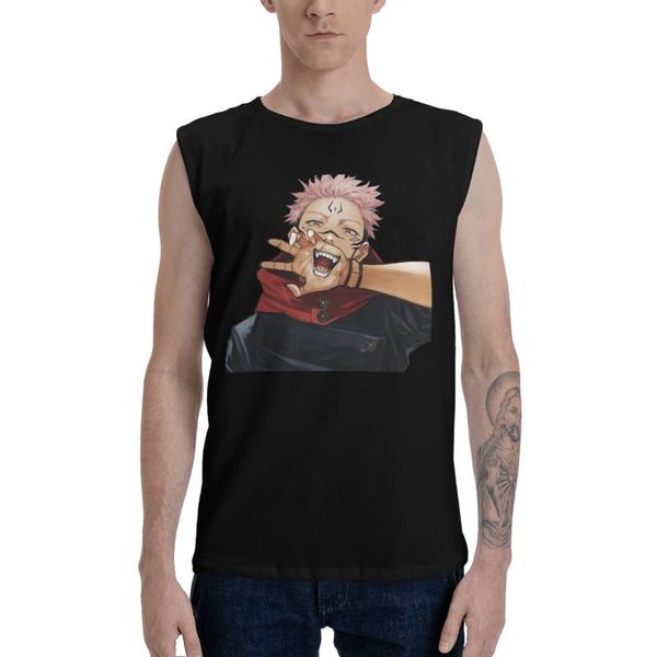 men' tank jujutsu kaisen anime sukuna men fitness clothing mens bodybuilding summer gym sleeveless shirts plus size vest, White;black
men' tank jujutsu kaisen anime sukuna men fitness clothing mens bodybuilding summer gym sleeveless shirts plus size vest, White;black