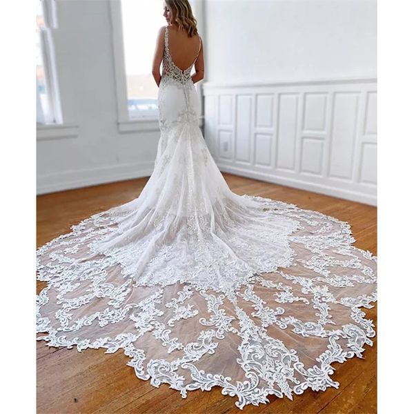 cathedral train bohemian wedding dresses 2022 backless lace appliques beaded backless plus size bridal gowns vestido de noiva, White
cathedral train bohemian wedding dresses 2022 backless lace appliques beaded backless plus size bridal gowns vestido de noiva, White