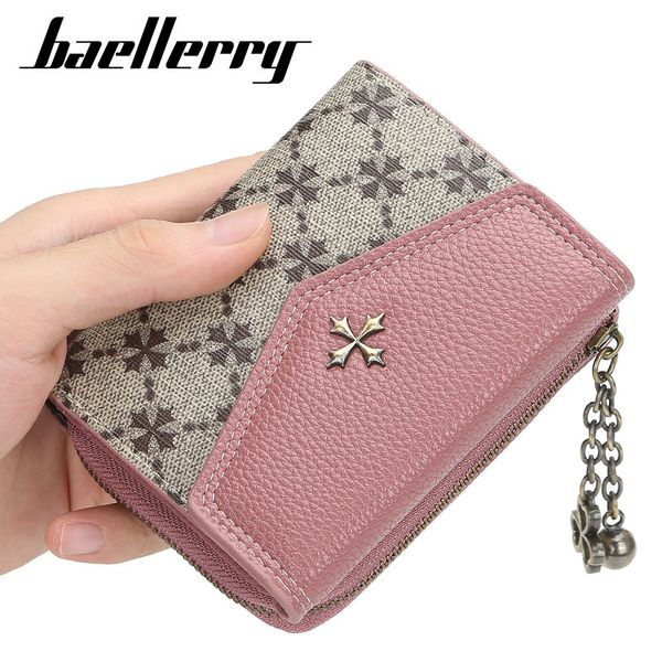 baellerry clover women's short korean version multi card litchi pattern zipper zero wallet, Red;black
baellerry clover women's short korean version multi card litchi pattern zipper zero wallet, Red;black